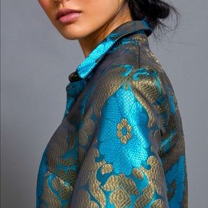 🫐🌰 Anthropologie Eva Franco Whimsical Top NWT